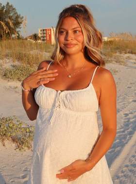 英国george melis欧美贝壳项链珍珠海螺项链海边风情复古ins风