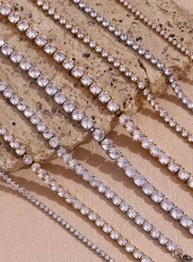 英国george melis欧美时尚简约小众气质手饰镀18k金个性微镶锆石