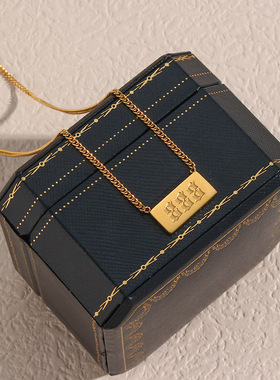 英国george melis欧美女小众轻奢天使数字牌子项链111-项链