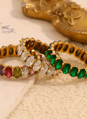 英国george melis欧美ins时尚小众轻奢设计流行指环女椭圆鹅蛋