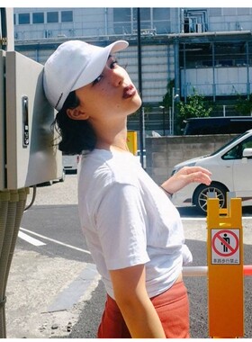 棒球帽子男冬季情侣韩版休闲
