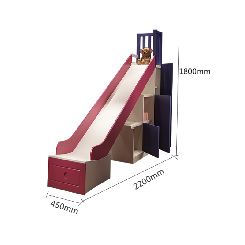 至慧 儿童室内滑梯储物多功能宝宝滑滑梯家用小型组合