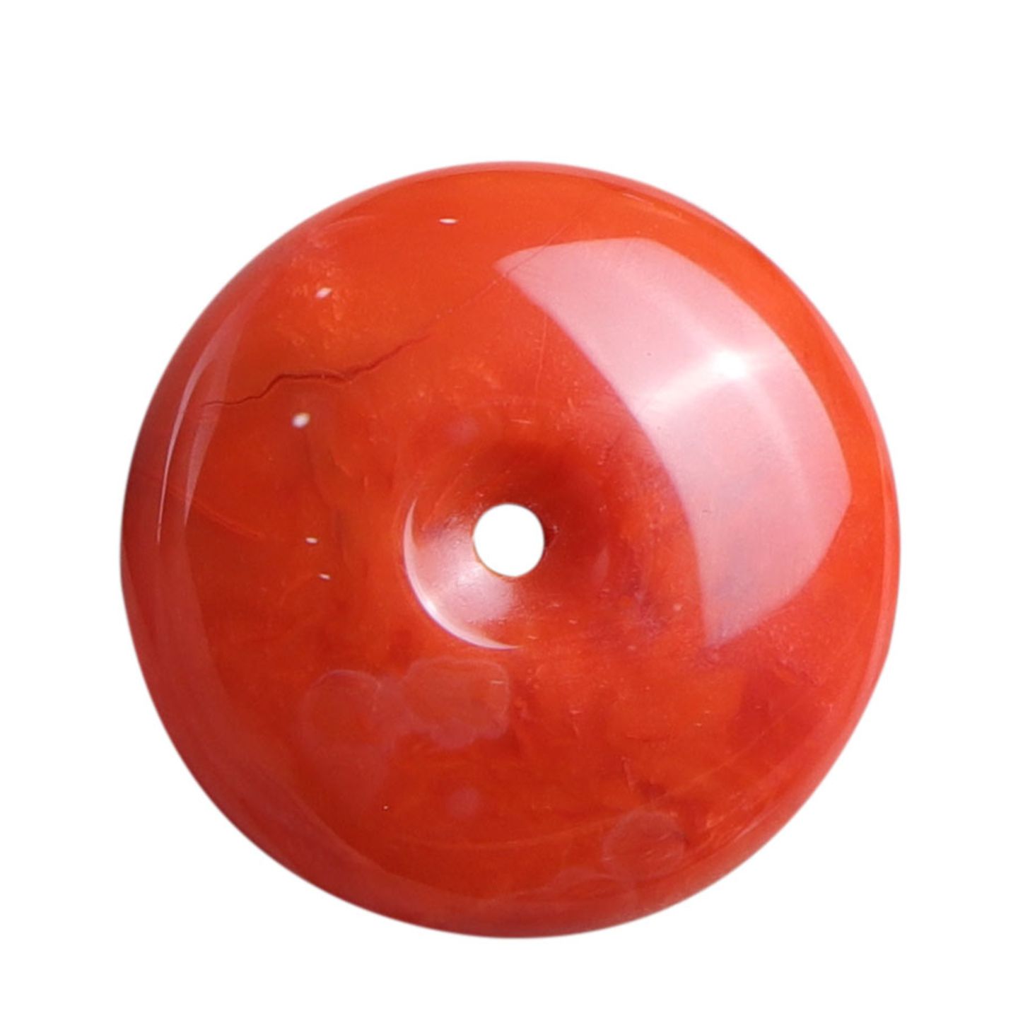 天然南红玛瑙 平安扣 吊坠情人节礼物饰品男女款一图一物 - 图3