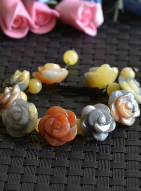 天然新疆手钏彩玉