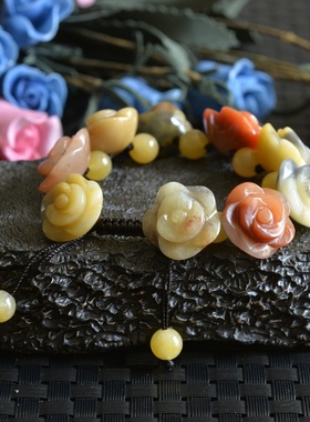 天然新疆手钏彩玉