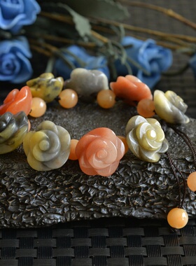 天然新疆手钏彩玉