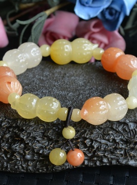 花生天然新疆原石手钏彩玉