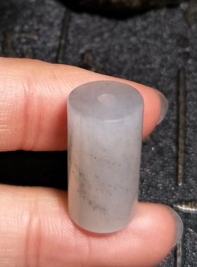 桶珠项链挂坠新疆和田玉籽料