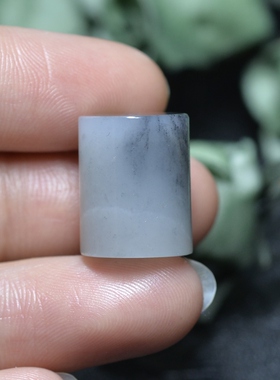 直12.5径MM新疆和田玉籽料25#青花勒子珠腰珠桶珠项链挂坠