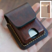 Handmade custom lighter leather jacket suitable for all Penglang sound L2L1 protective sleeve plant tannic cow leather hanging belt male