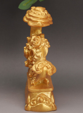 富贵如意吉祥摆件仿黄龙玉家居客厅玄关电视柜书房开业乔迁送礼