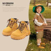 Ingémini children Martin boots boy shoes autumné winter children shoes girl boots winter gush shoes baby short boots