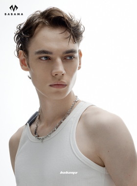 BABAMA钛钢知己系列男生项链