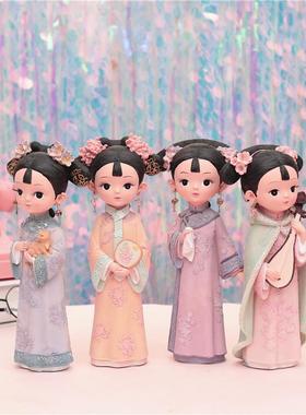 喜娃娃一对结婚送礼摆件礼物新人公仔送闺蜜出嫁压床福娃陶瓷娃娃