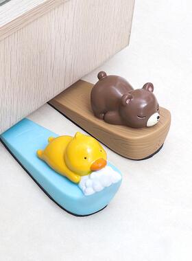 卡通可爱小狗顶门器防风阻门器防风硅胶门塞创意卡门固定器门吸