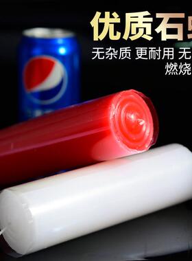 白色蜡烛家用照明耐烧普通长杆蜡烛应急蜡烛大号停电生日蜡烛