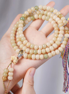 虎头鞋款DIY多宝菩提苹果珠手链 首饰厂批发规格7×9男女文玩念珠