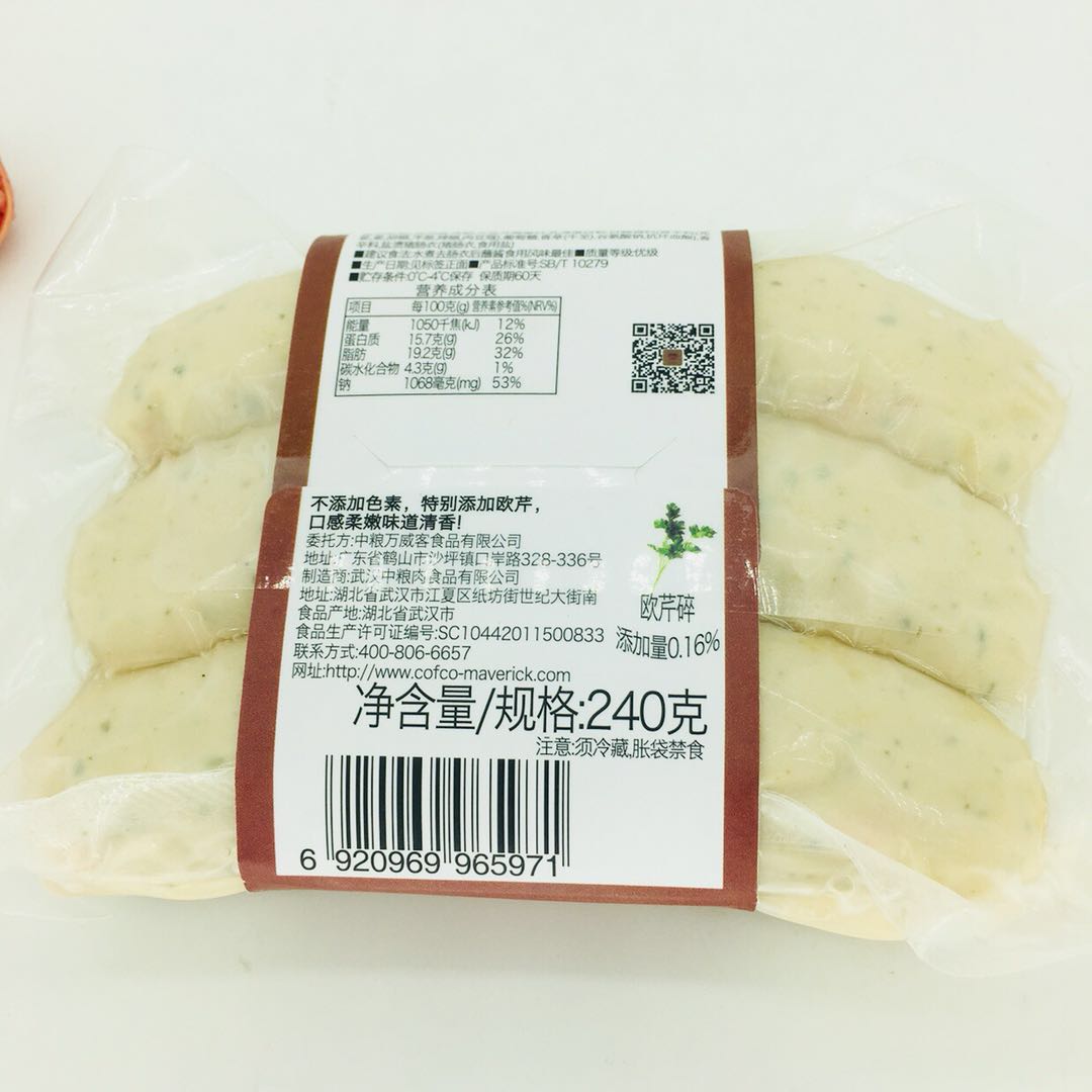 麦德龙万威客 西餐德式香肠慕尼黑香肠MUNICH SAUSAGE 240G装 - 图0