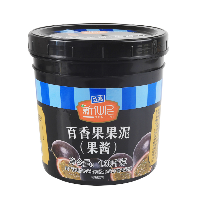新仙尼百香果果泥果酱烘焙果粒酱图片_4