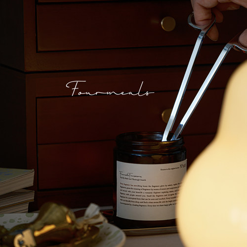 《银色衬裙》灭烛剪脉冲点火器套装点香薰蜡烛工具烛台托盘三件套 - 图2