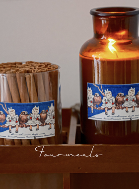 fourmeals巨大罐童话香薰蜡烛