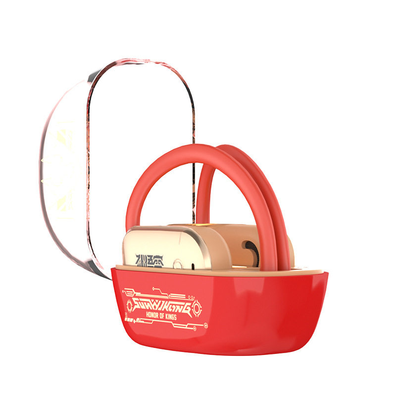 王者荣耀耳机王者荣耀机神系列智能降噪挂耳式无线蓝牙耳机超长续航游戏耳麦