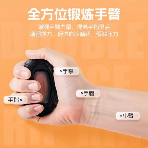 德国硅胶握力圈手指力量训练小臂康复握力器办公手掌手指力量康复 - 图3