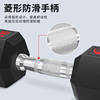 Chengyue rubber-coated dumbbells for men and women hexagonal fixed home commercial fitness training room Yaling professional equipment covered with steel
