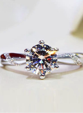 经典微镶花臂镶碎钻戒指