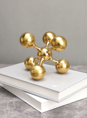 现代轻奢大理石电视柜桌面摆件