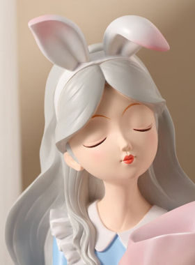 齐弈创意捧花花瓶摆件客厅办公桌面装饰搬家礼物女乔迁之喜新居礼