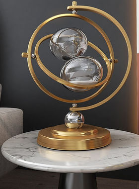 遇上佳人地球仪沙漏摆件客厅玄关卧室办公室书房桌面摆件创意礼物