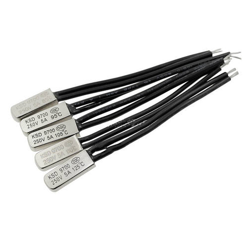 KSD9700温控开关温度开关热保护器5A 250V金属常开常闭15度~155度 - 图0