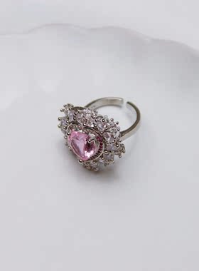 承李李原创设计粉晶宝石纯银女