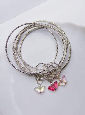 承李李原创设计蝴蝶琉璃手环女