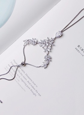 承李李原创设计天然白水晶手链