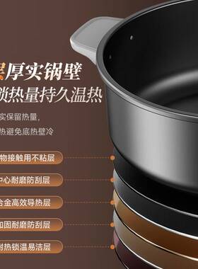 官方小熊DHG-F60K1电火锅家用分体式电锅电热煮锅火锅多功能6L大