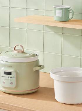官方Bear/小熊 DDG-E20M1电炖锅家用多功能智能预约2升陶瓷煮粥煲