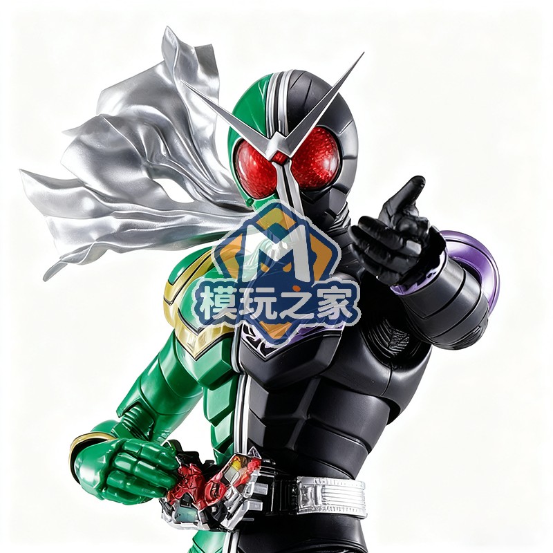 SHF真骨雕假面骑士W 疾风王牌风都侦探飓风小丑成品手办玩具模型 - 图0
