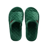 Новые волосатые христаллические бархатные дно -тапочки соединяют мужские и женские домашние домашние хозяйственные домохозяйства в тихом этаже весны, и осень и зима можно вымыть