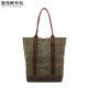 Casual oil wax canvas women's handbag single shoulder crossbody