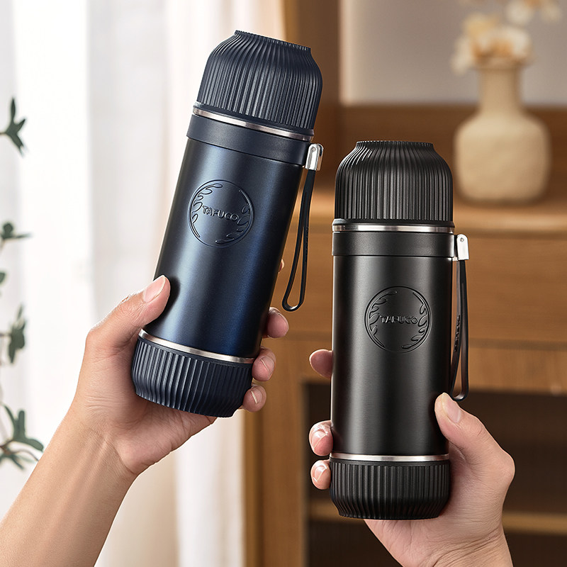 日本泰福高冬季保温杯茶水分离泡茶杯316不锈钢保温水杯男士杯子,淘宝优惠券,粉丝福利购,淘宝优惠卷