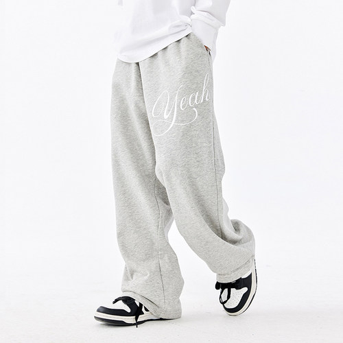 DK童装春季新款女男童运动裤儿童中大童宽松阔腿休闲街舞裤子卫裤 - 图0