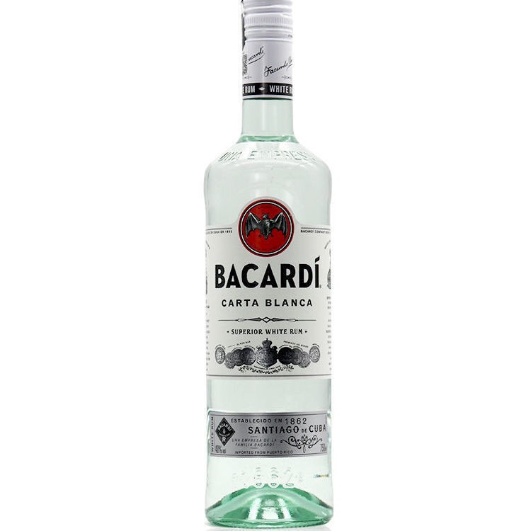 百加得白朗姆酒500ml Bacardi 莫吉托mojito基酒调酒烘焙鸡尾酒 - 图3