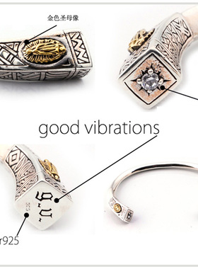 复古开口男士纯银手镯