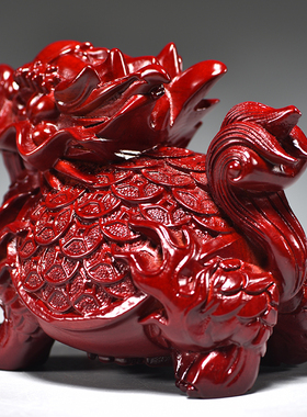 实木祝福吉祥物摆件补角木头风水