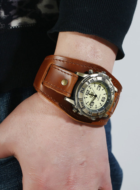 情侣欧美朋克手表手链男女嘻哈