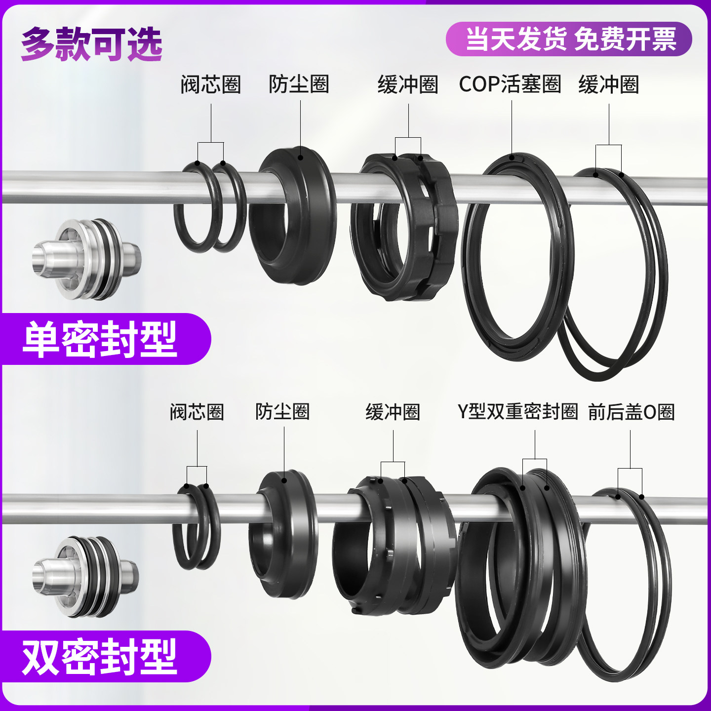 SC标准气缸密封圈维修包套装SC32 50 80 100 125 160 SCJ40-SC200,淘宝优惠券,粉丝福利购,淘宝优惠卷