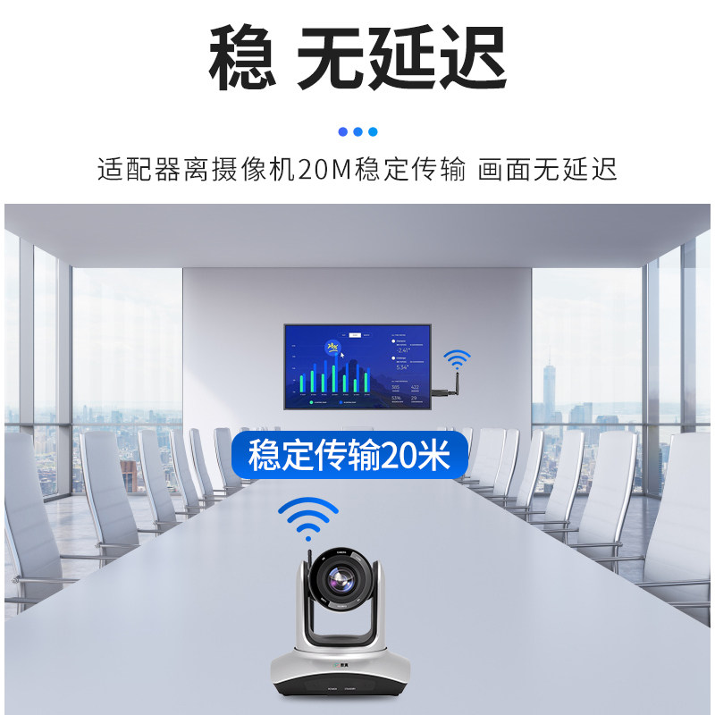 数真4K超高清视频会议系统套装无线会议摄像头摄像机829万像素10倍光学变焦大广角全向麦克风拾音器音箱W410J