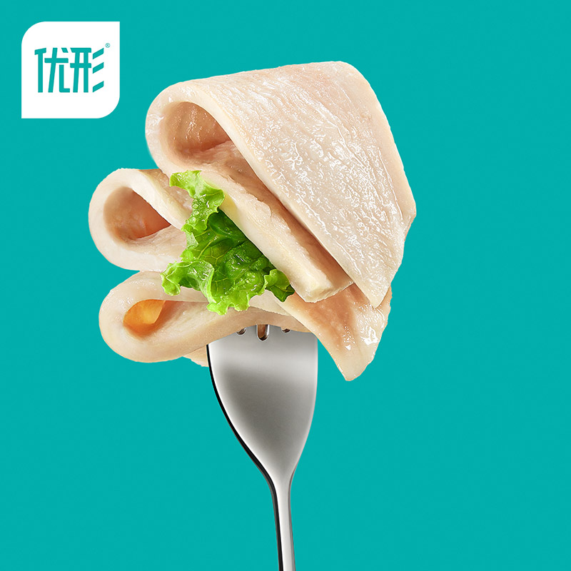 ishape优形旗舰店优形沙拉低脂鸡胸肉60g*9袋 高蛋白低脂零食健身代餐即食鸡胸肉1